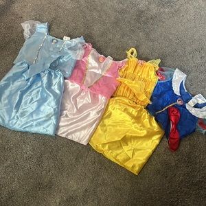 Disney princess costumes girls size 4-6x